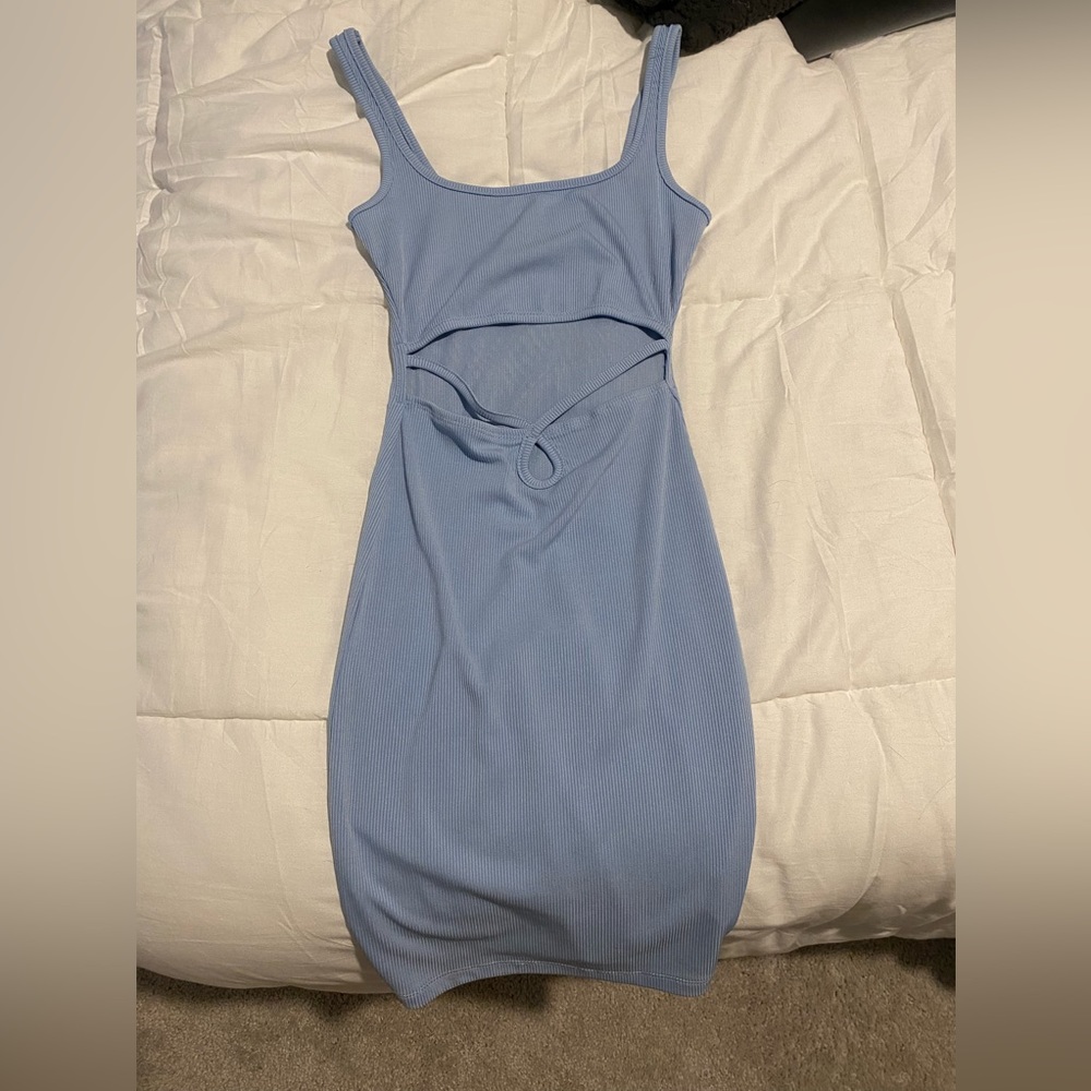 Baby Blue Mini Dress